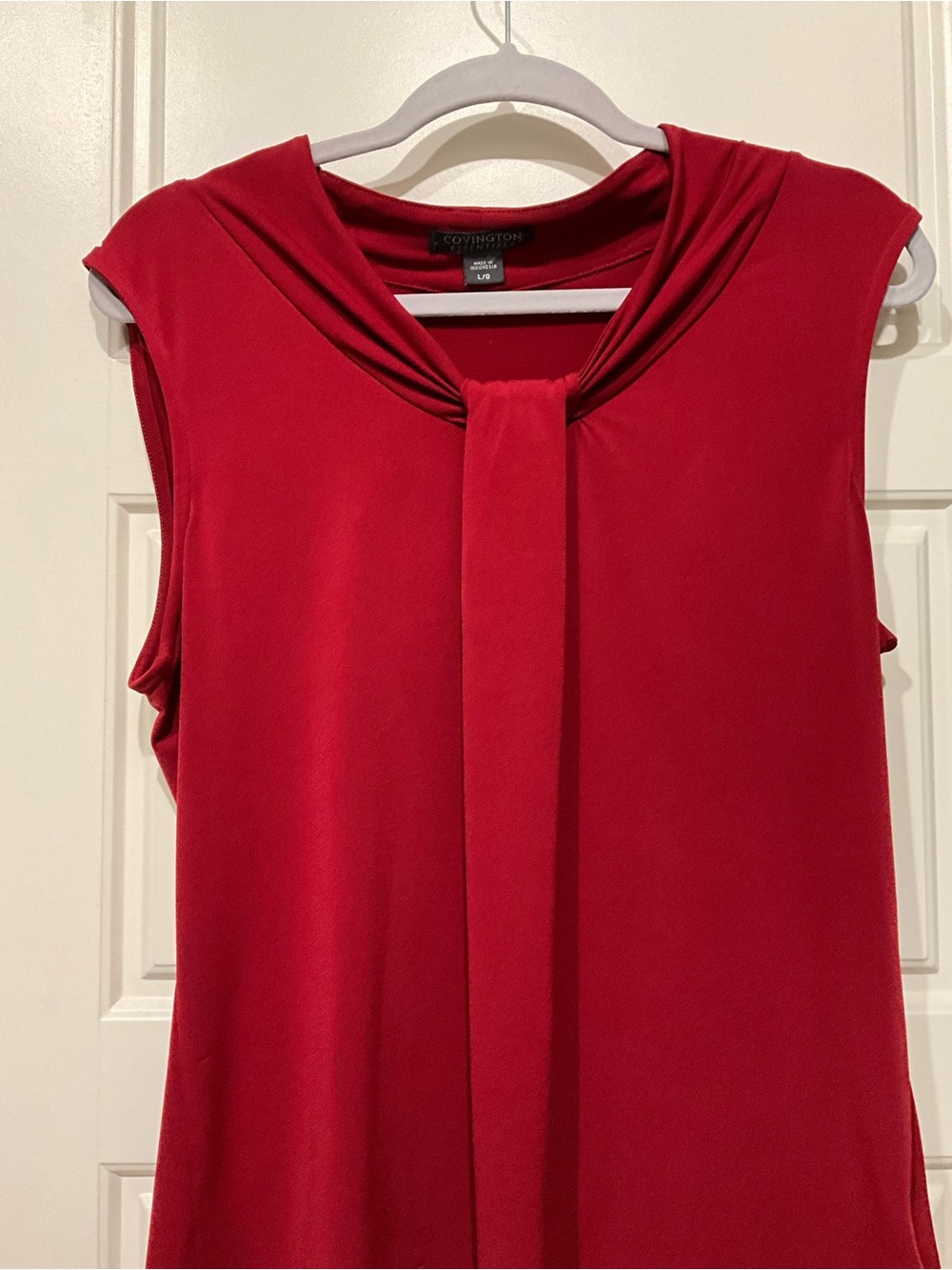 Covington Sleeveless Camisole in Deep Red
